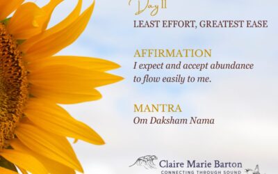Day 11 – Deepak Chopra’s 21 Days of Abundance Meditation
