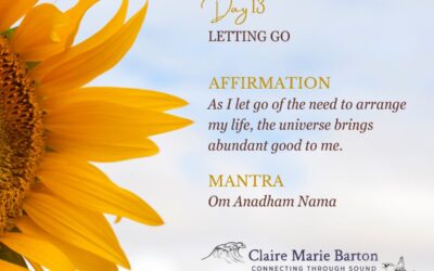 Day 13 – Deepak Chopra’s 21 Days of Abundance Meditation