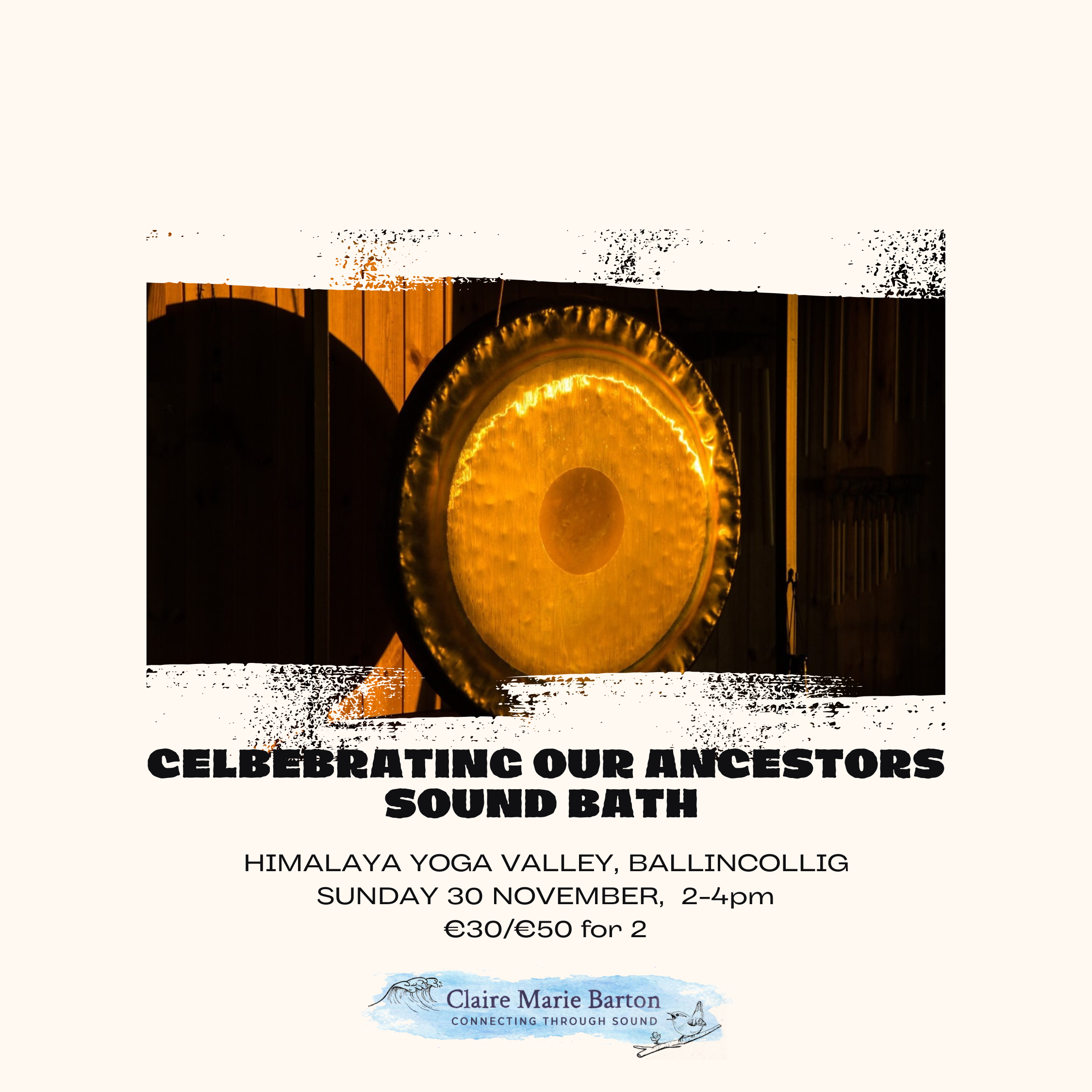 Celebrating Our Ancestors Sound Bath, Ballincollig, Sun 30 Nov , 2–4pm - Image 2